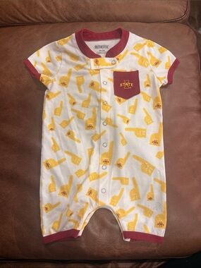 3-6 month Iowa State University Romper